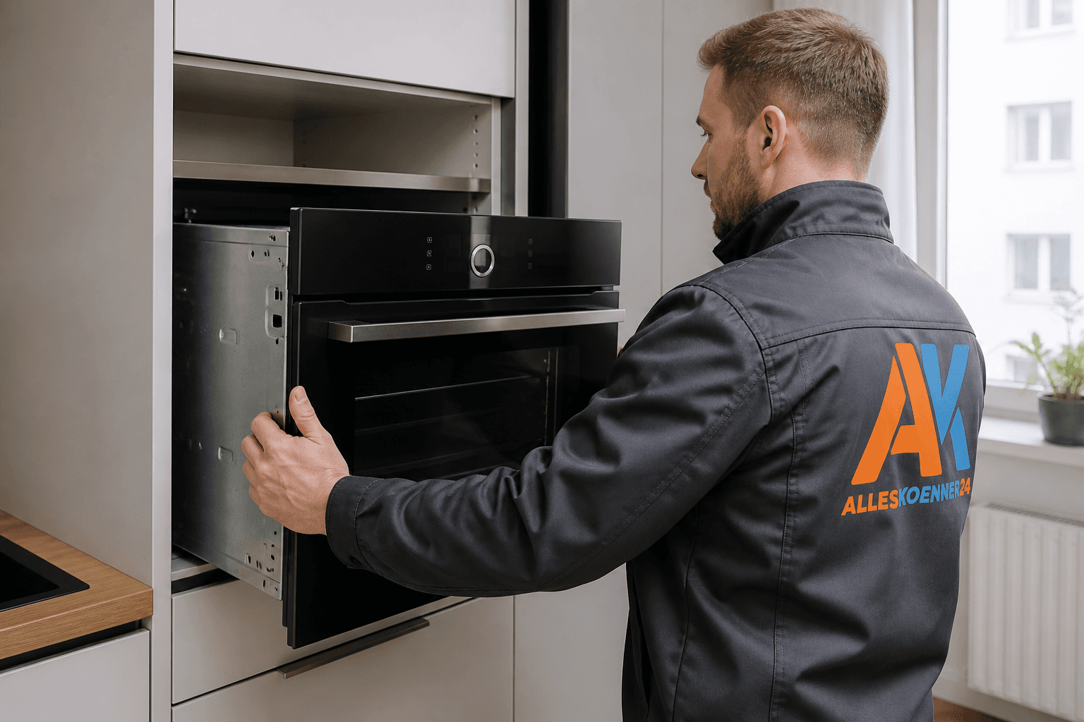 Backofen anschließen – typischer Einsatz (Symbolbild)