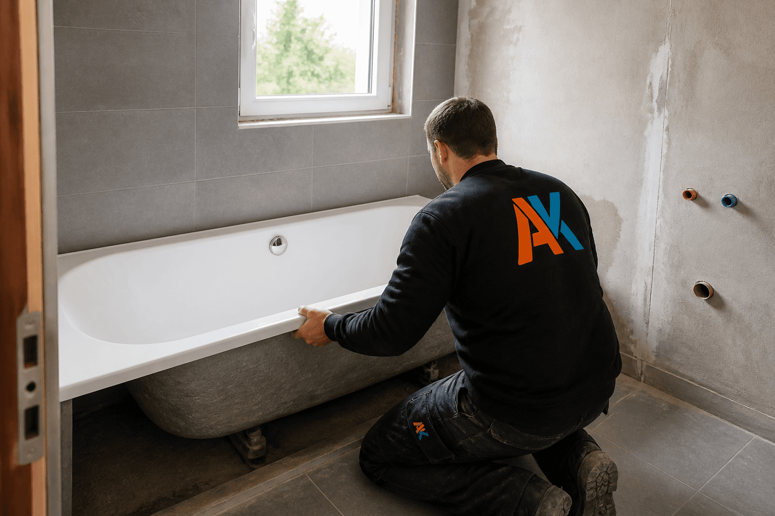 Badewanne Einbau – typischer Einsatz (Symbolbild)