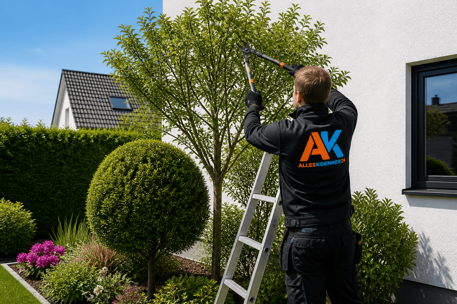 Baum- und Strauchpflege – typischer Einsatz (Symbolbild)