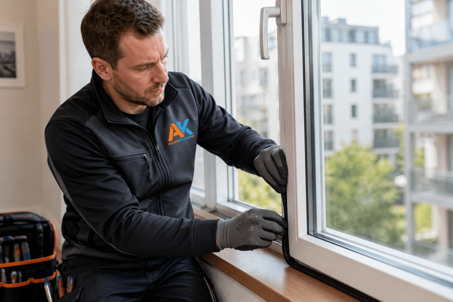 Fensterdichtung erneuern – typischer Einsatz (Symbolbild)