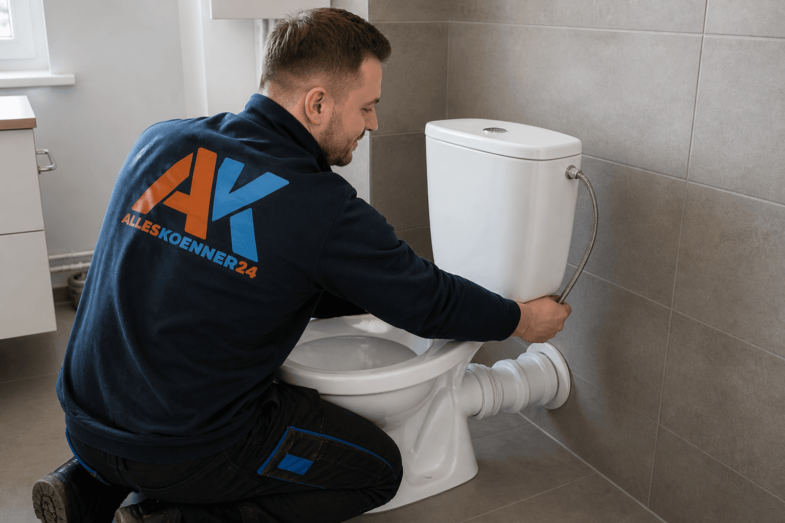 Toilette einsetzen – typischer Einsatz (Symbolbild)